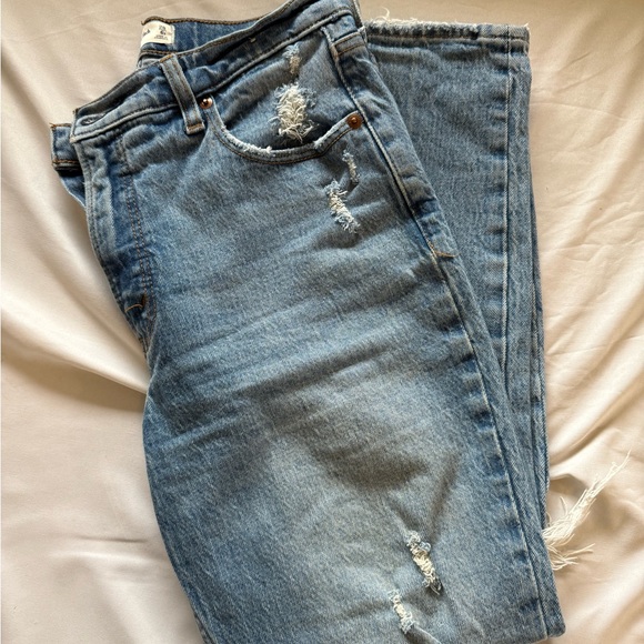 Abercrombie & Fitch Light Blue high rise Jeans - Picture 1 of 3